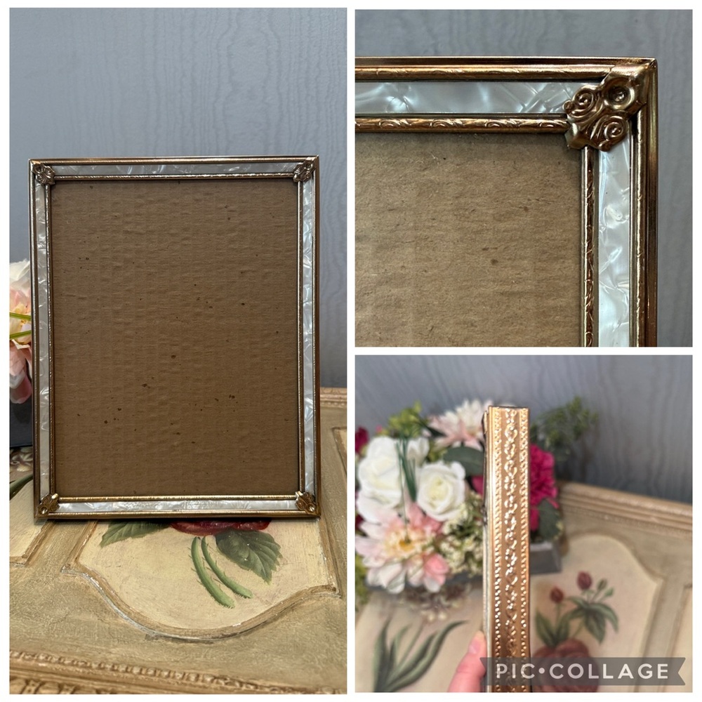 Vintage Mother of Pearl Photo Frame